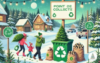 Recycler son sapin de Noël : Points de collecte en France en 2025